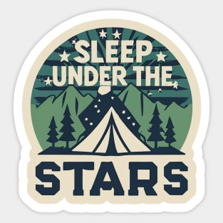 Sleep under the stars Sticker